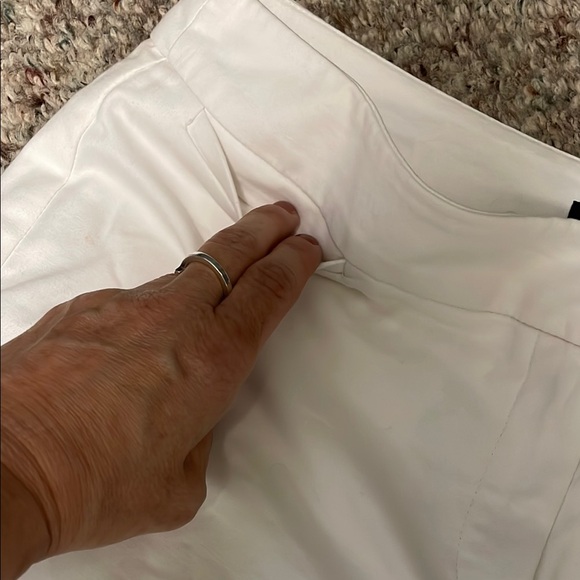 Sandro wide leg cropped White Pants - Picture 3 of 8